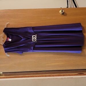 Maya Plus Empire Cinched middle dress